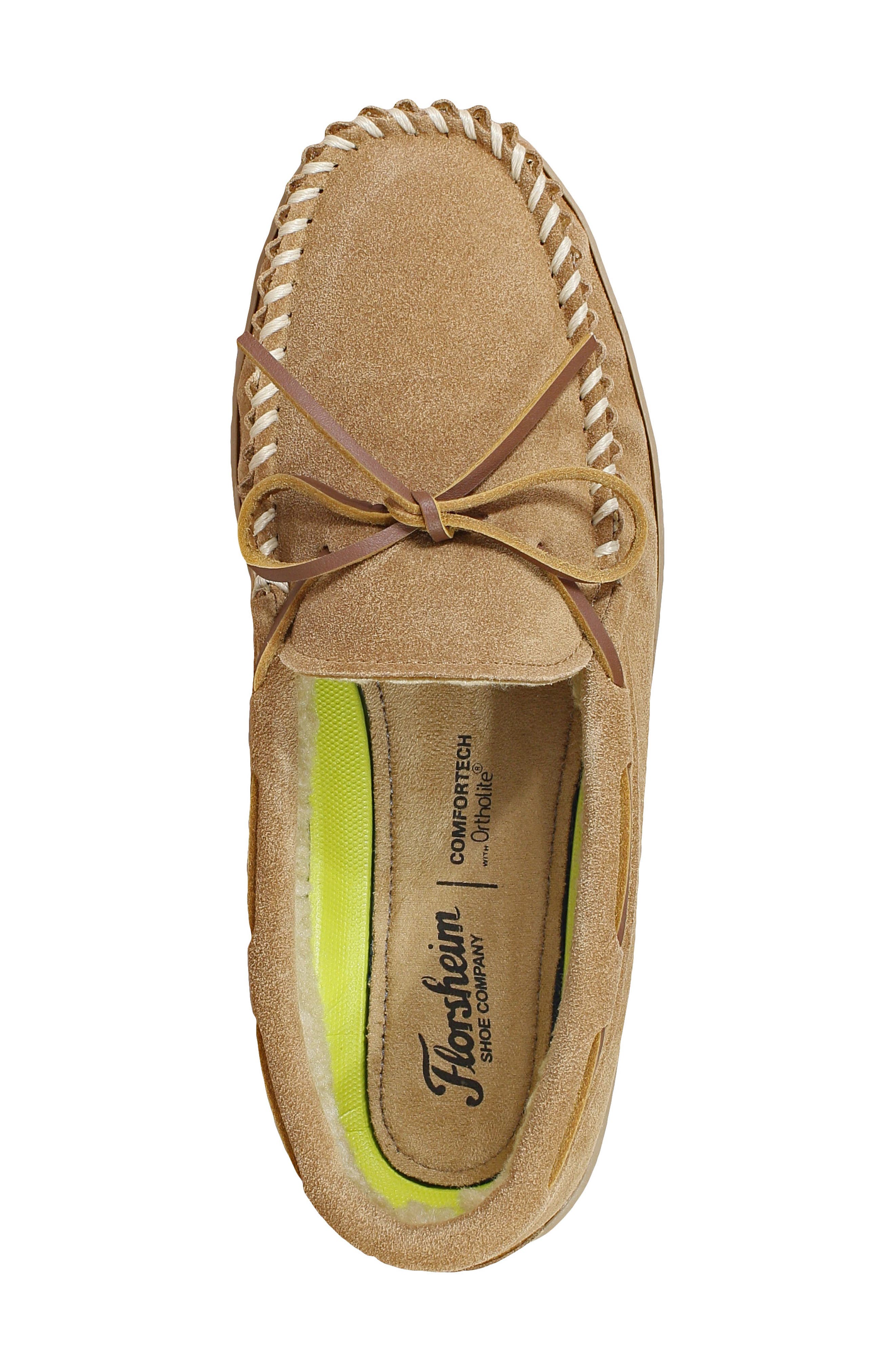 Florsheim Cozzy Tie Slipper in Sand - Medium Width main image 0