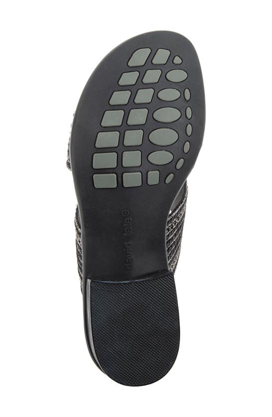 David Tate Thrill Detailed Sandal In Black