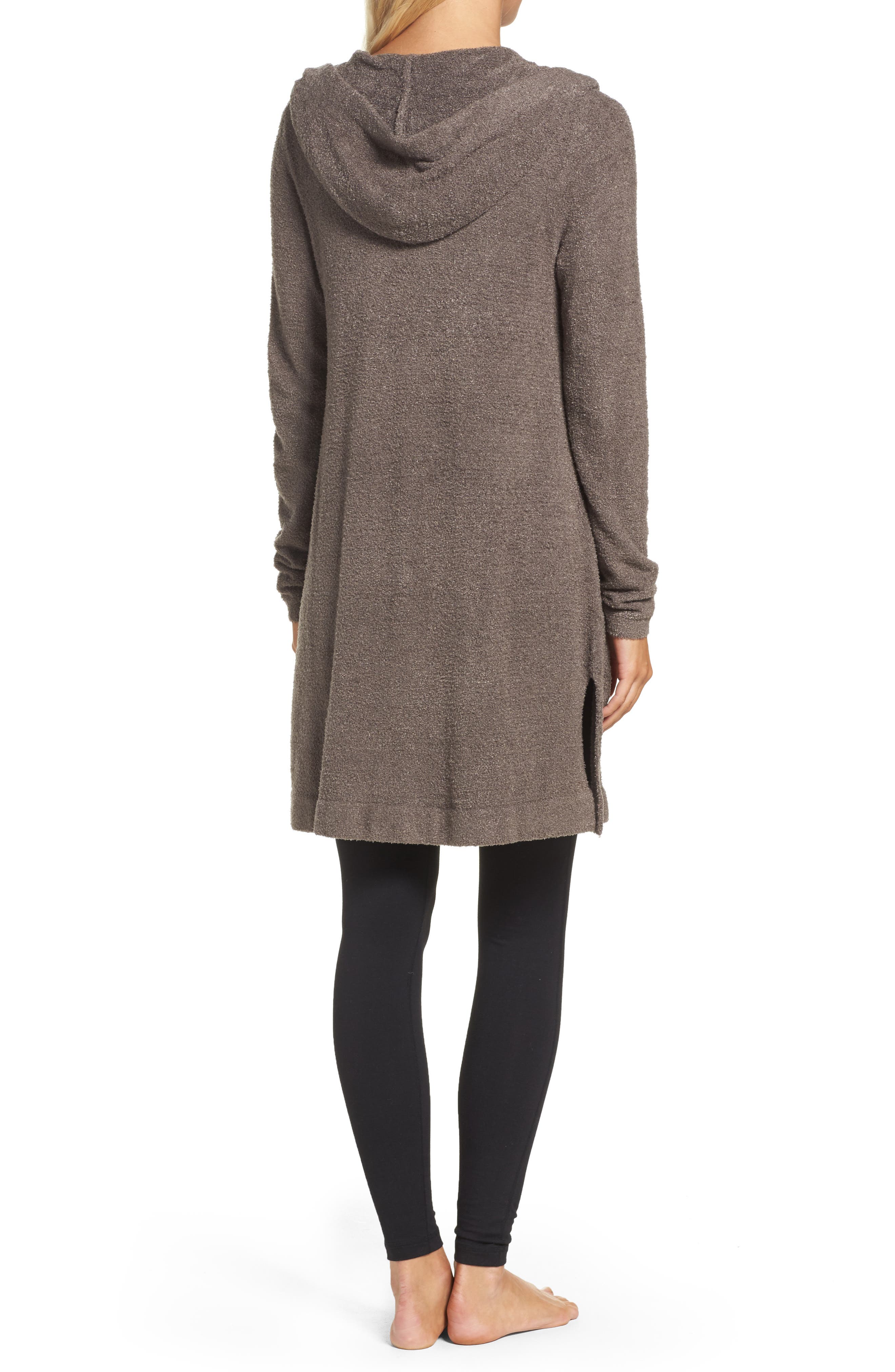 barefoot dreams cozychic lite coastal hooded cardigan