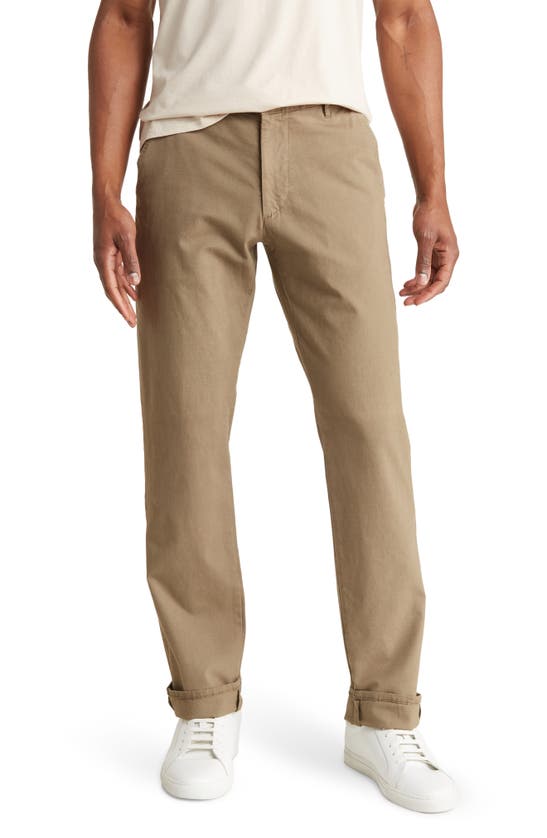 Ag Lux Khaki Chino Pants In Sulfur Dark Taupe