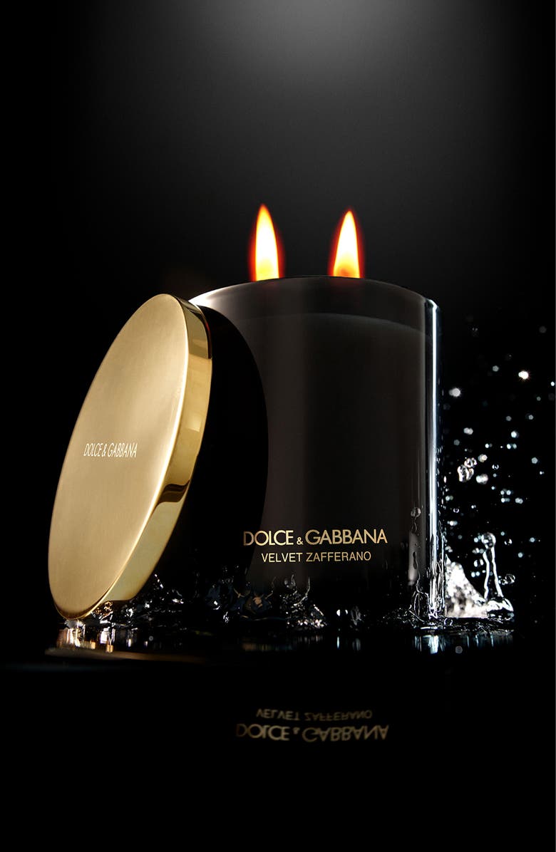 Dolce&Gabbana Velvet Zafferano Scented Candle, Alternate, color, 