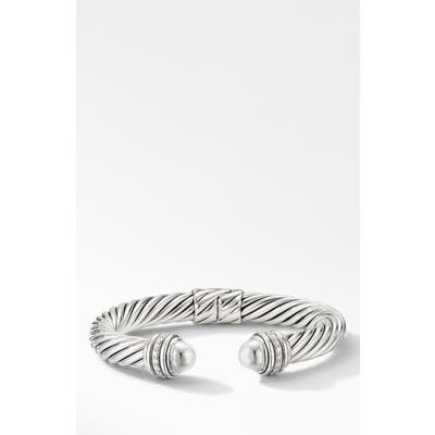 David Yurman Cable Bracelet With Diamonds, m