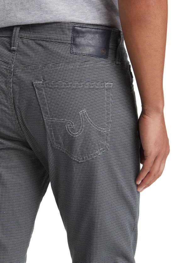Shop Ag Tellis Grid Slim Fit Pants In Saunter Green Multi