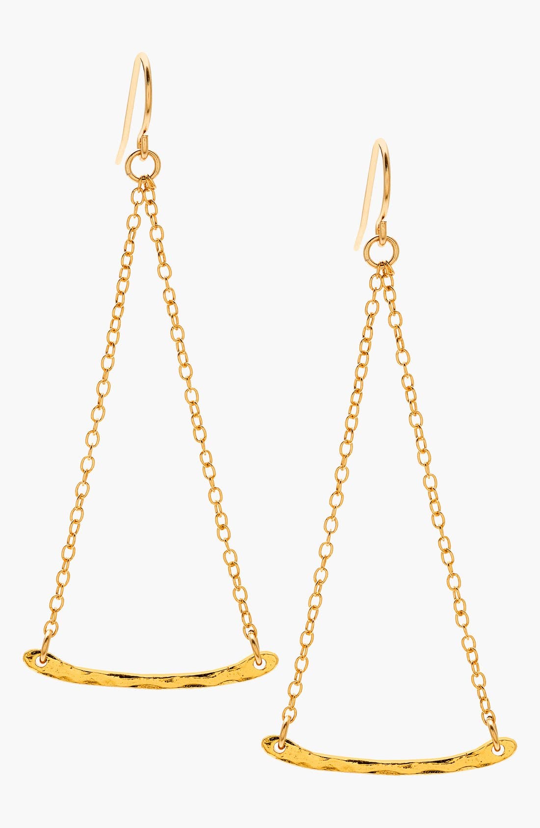 gorjana 'Taner' Hammered Bar Drop Earrings Nordstrom