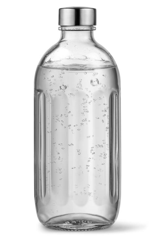 aarke 27.5-Ounce Glass Bottle for Carbonator Pro in Stainless Steel