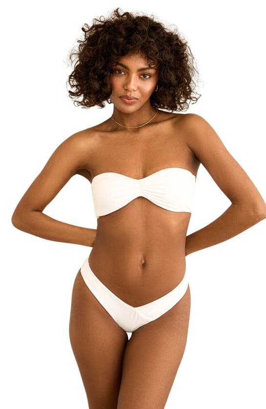 Shop Dippin Daisys Hudson Bandeau Bikini Top In White