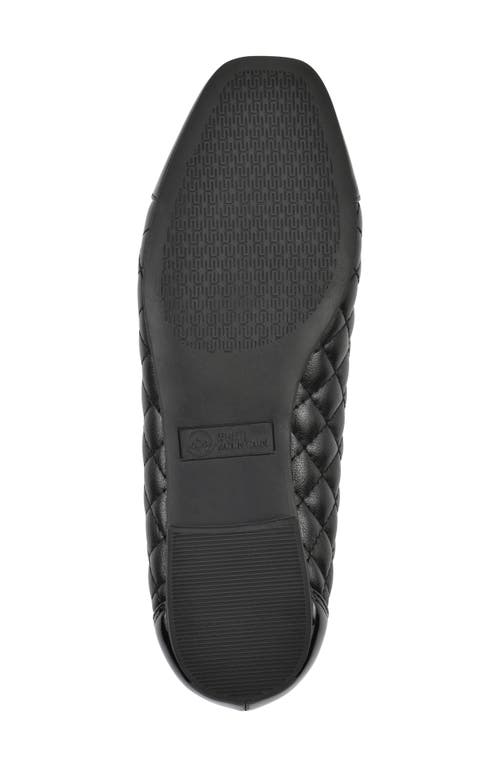 Cliffs By White Mountain Bocah Cap Toe Ballet Flat In Black Smooth