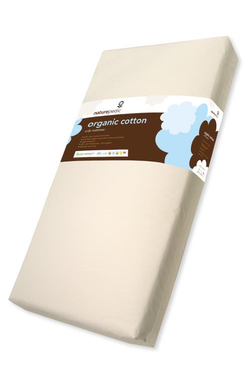 Naturepedic Certified Organic Cotton Classic Baby Crib & Toddler Mattress - Lightweight