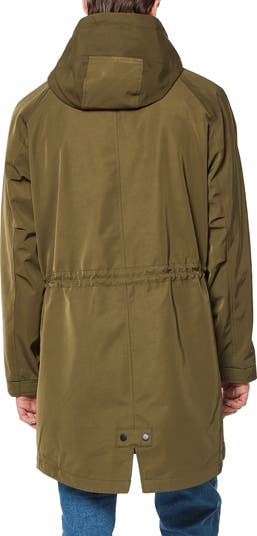 Vince camuto shop hooded raincoat