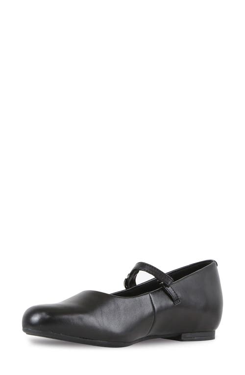 Shop Munro Eliza Mary Jane Flat In Black Leather