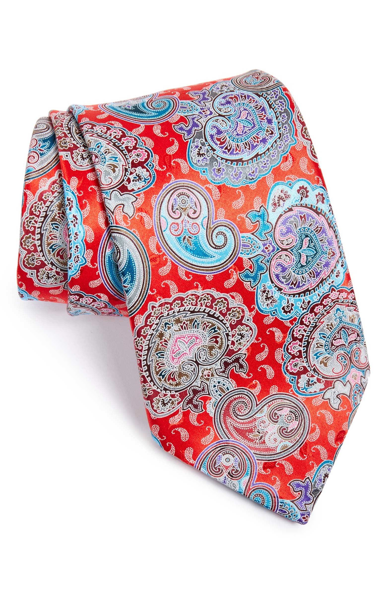 Ermenegildo Zegna 'Quindici' Print Silk Tie | Nordstrom