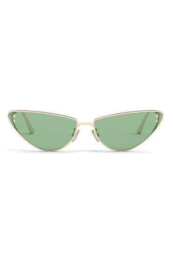 Dior Miss B1u 63mm Oversize Cat Eye Sunglasses In Green