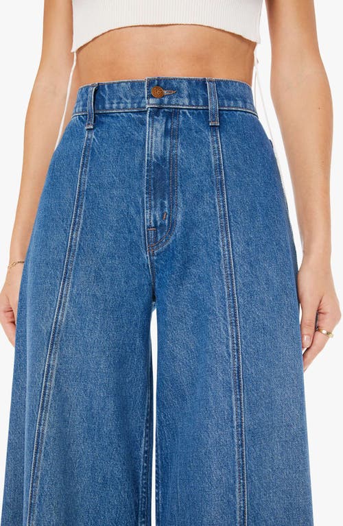 Mother Snacks! The Lunch Line Sneak Fray Yummy Jeans In Blue - Size 33 In Yummy