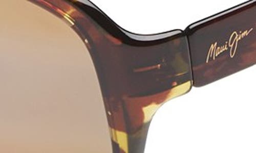 Maui Jim Koki Beach 56mm Polarizedplus2® Sunglasses In Olive Tortoise/hcl Bronze