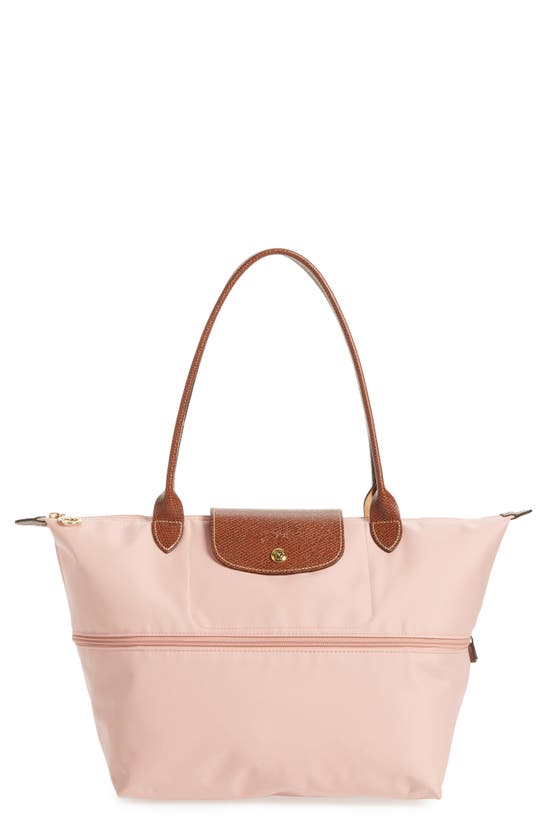Longchamp Le Pliage Expandable Tote In Pinky