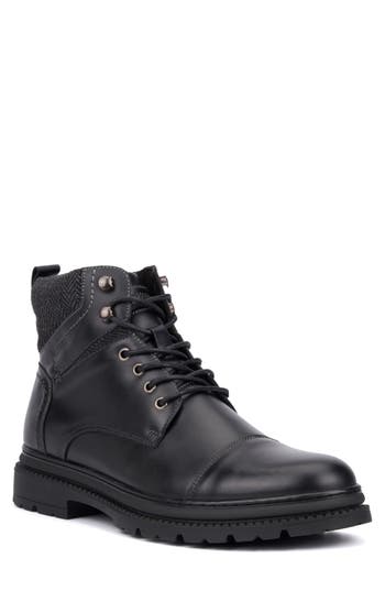 Reserve Footwear Glenn Lace-up Boot In Black