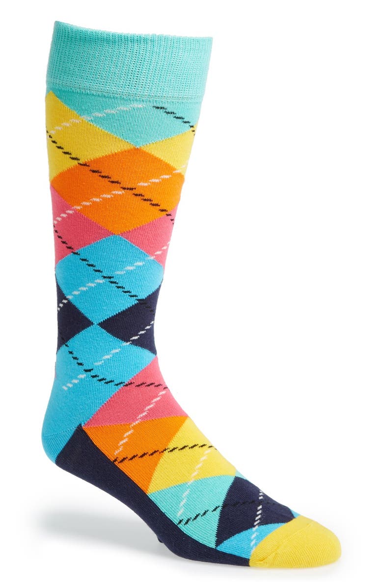 Happy Socks 'Argyle' Pattern Socks | Nordstrom