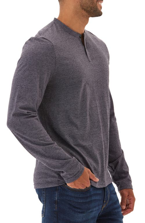 Shop Threads 4 Thought Braeden Slub Long Sleeve Henley In Zinc