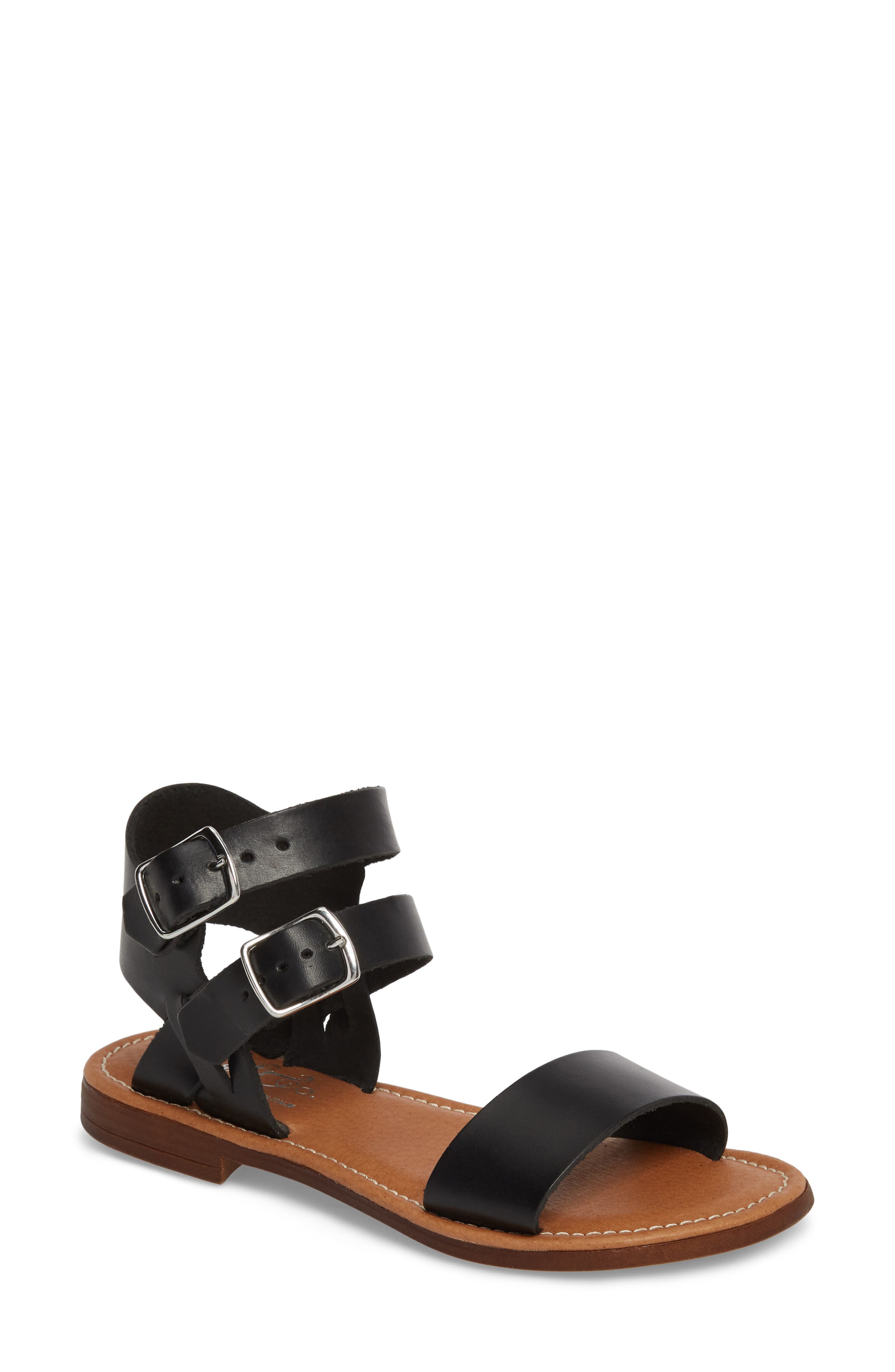 Bos. & Co. Ida Mid Top Sandal - Black