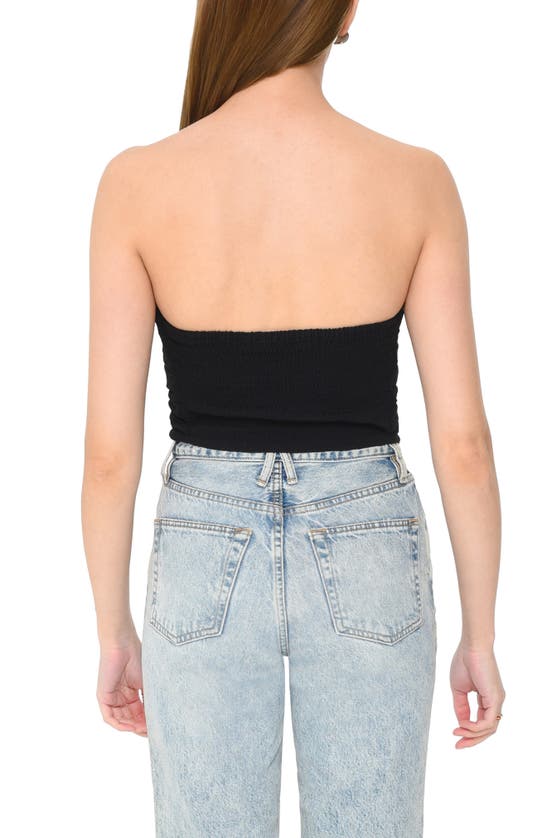 Shop Wayf Dream On Top Strapless Top In Black