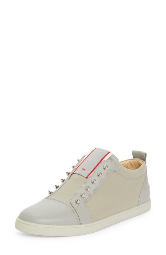 Christian Louboutin F.a.v Fique A Vontade Low Top Sneaker In Goose