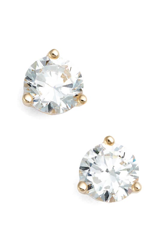 Shop Nordstrom Cubic Zirconia Stud Earrings In Gold