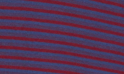 Rodd & Gunn Pine Hill Stripe Polo In Burgundy Multi