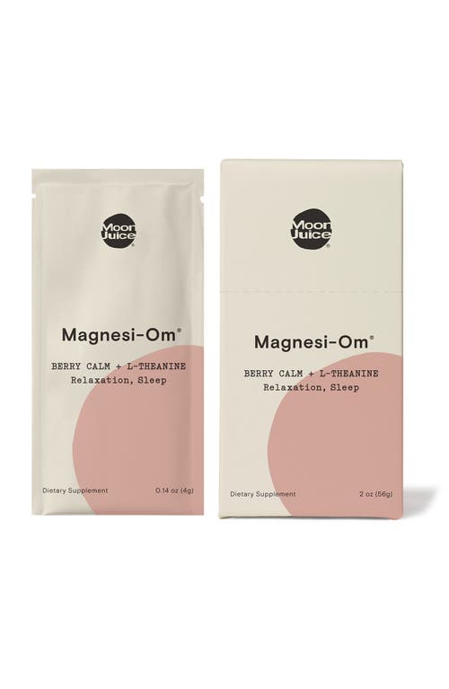 Moon Juice Magnesi-om Berry Unstressing Drink Dietary Supplement Stick Pack at Nordstrom