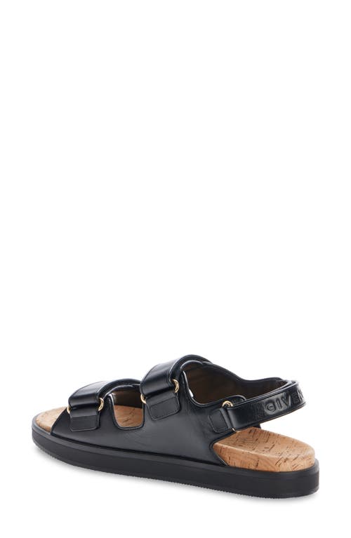 Shop Givenchy 4g Slingback Sandal In Black