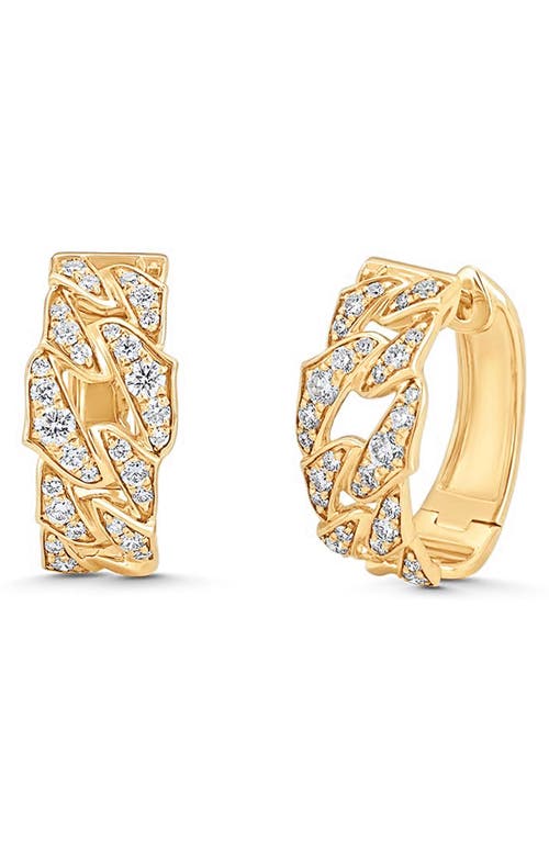 Sara Weinstock Lucia Diamond Hoop Earrings in Yellow Gold at Nordstrom