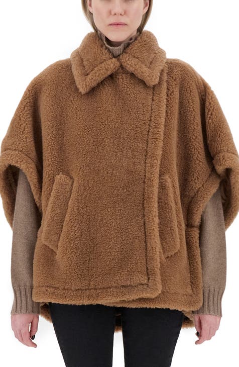 Tebe Teddy Camel Hair & Silk Cape