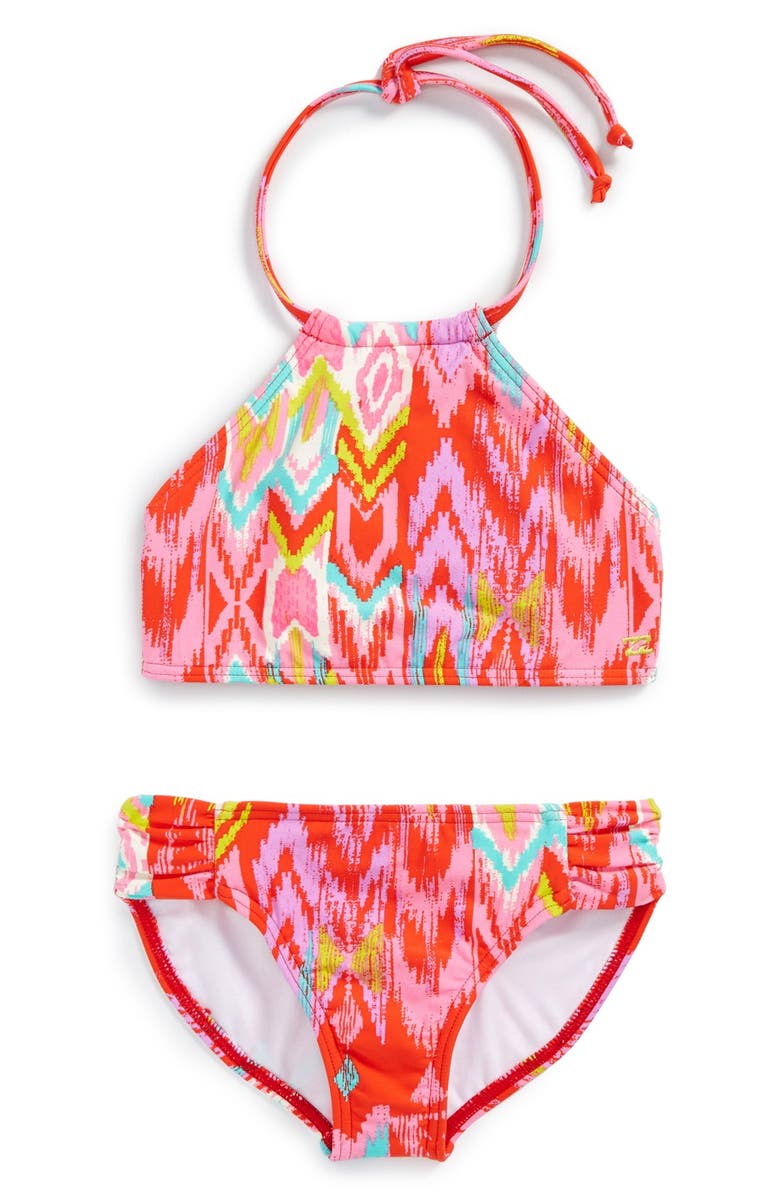 Billabong 'Radiant Heartbeats' Two-Piece Swimsuit (Little Girls ...