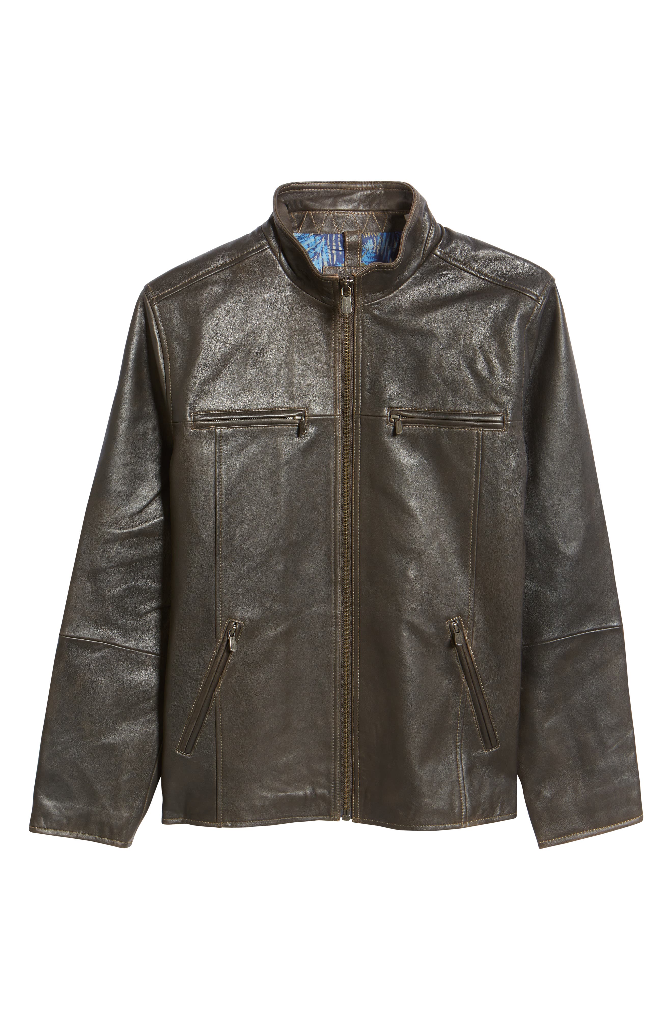 tommy bahama rocker highway leather jacket