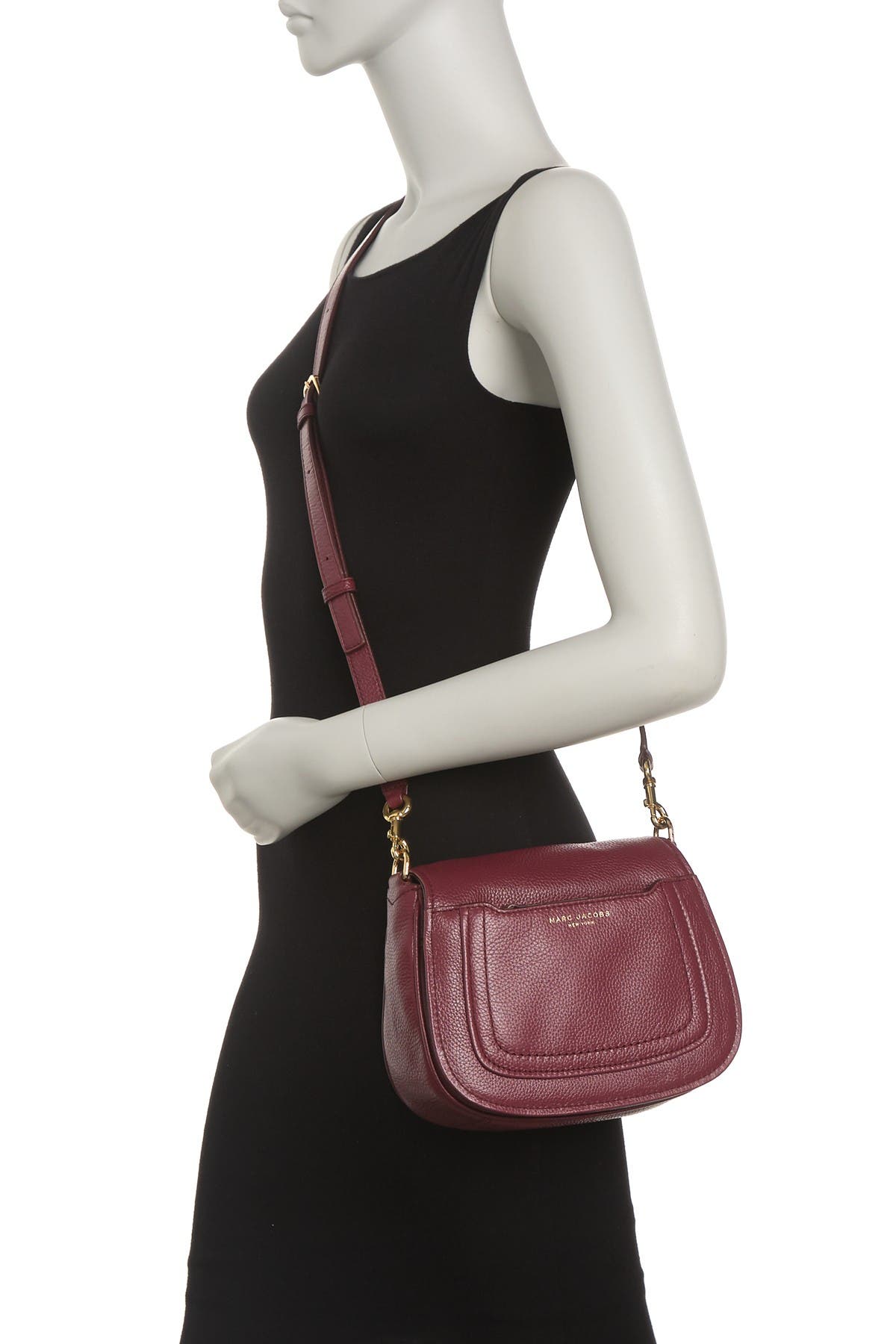 Marc Jacobs Empire City Mini Messenger Leather Crossbody Bag