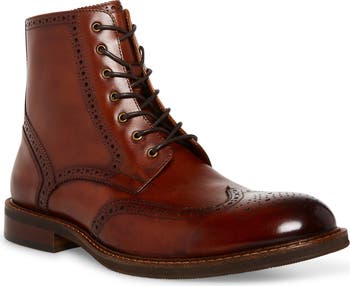 Mens lace outlet up brogue boots