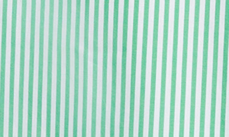 Wahine X Disney Gender Inclusive 'lilo & Stitch' Waimea Stripe Button-up Shirt In Green/ White