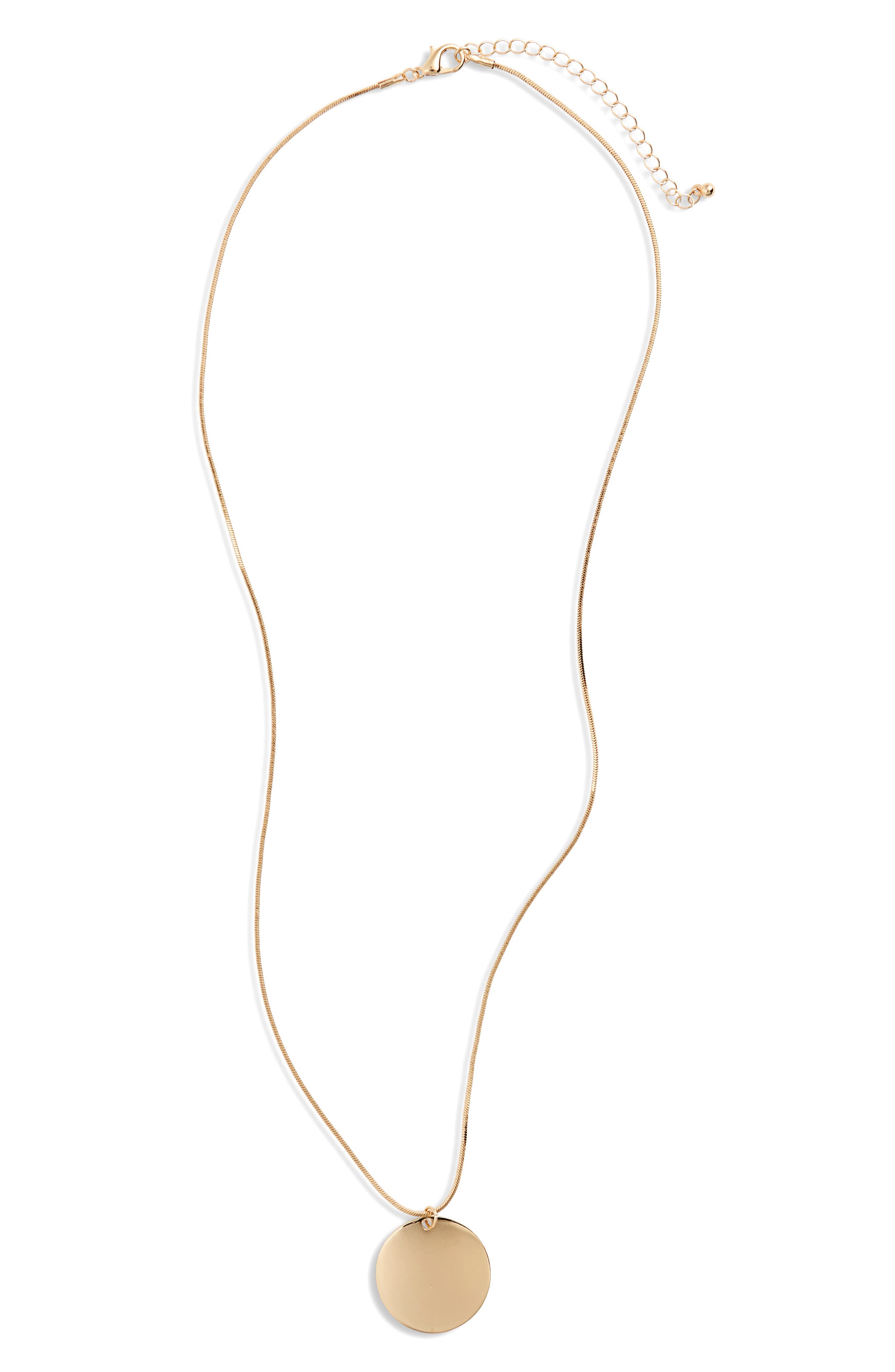 BP. Circle Pendant Necklace Nordstrom