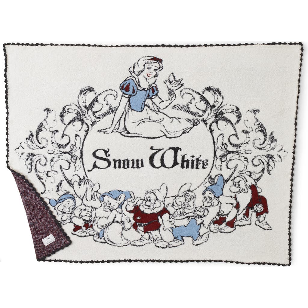 Barefoot Dreams X Disney Cozychic® Snow White Throw Blanket In Cream Multi