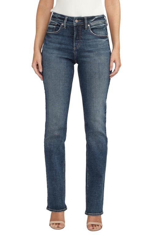 Silver Jeans Co. Avery Curvy High Waist Slim Bootcut Indigo at Nordstrom