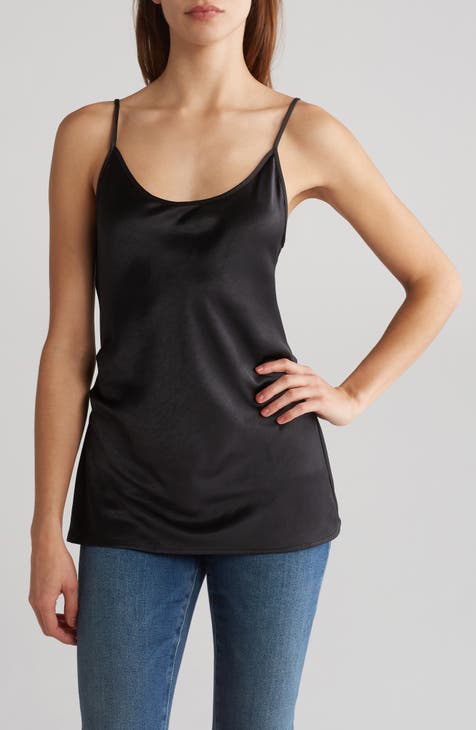 Mawor Satin Tank Tops for Women Casual V Neck Silk Basic Cami Camisoles :  : Clothing, Shoes & Accessories