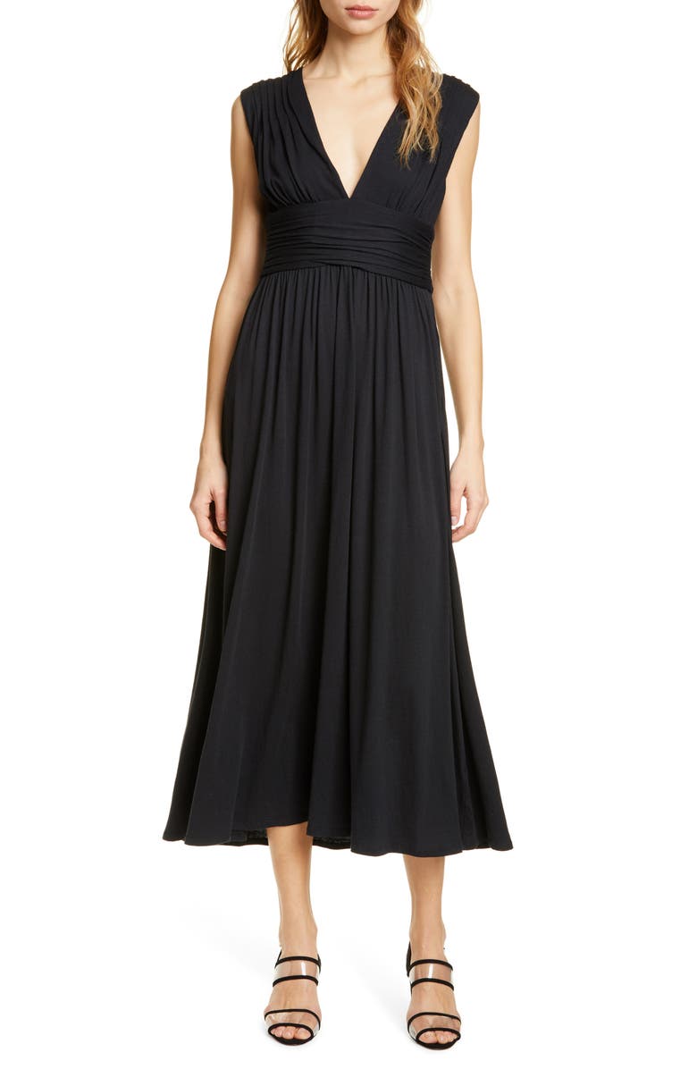 Joie Sollie Sleeveless Cotton Blend Maxi Dress | Nordstrom