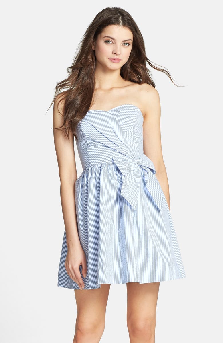Lilly Pulitzer® 'Henrietta' Seersucker Cotton Fit & Flare Dress | Nordstrom