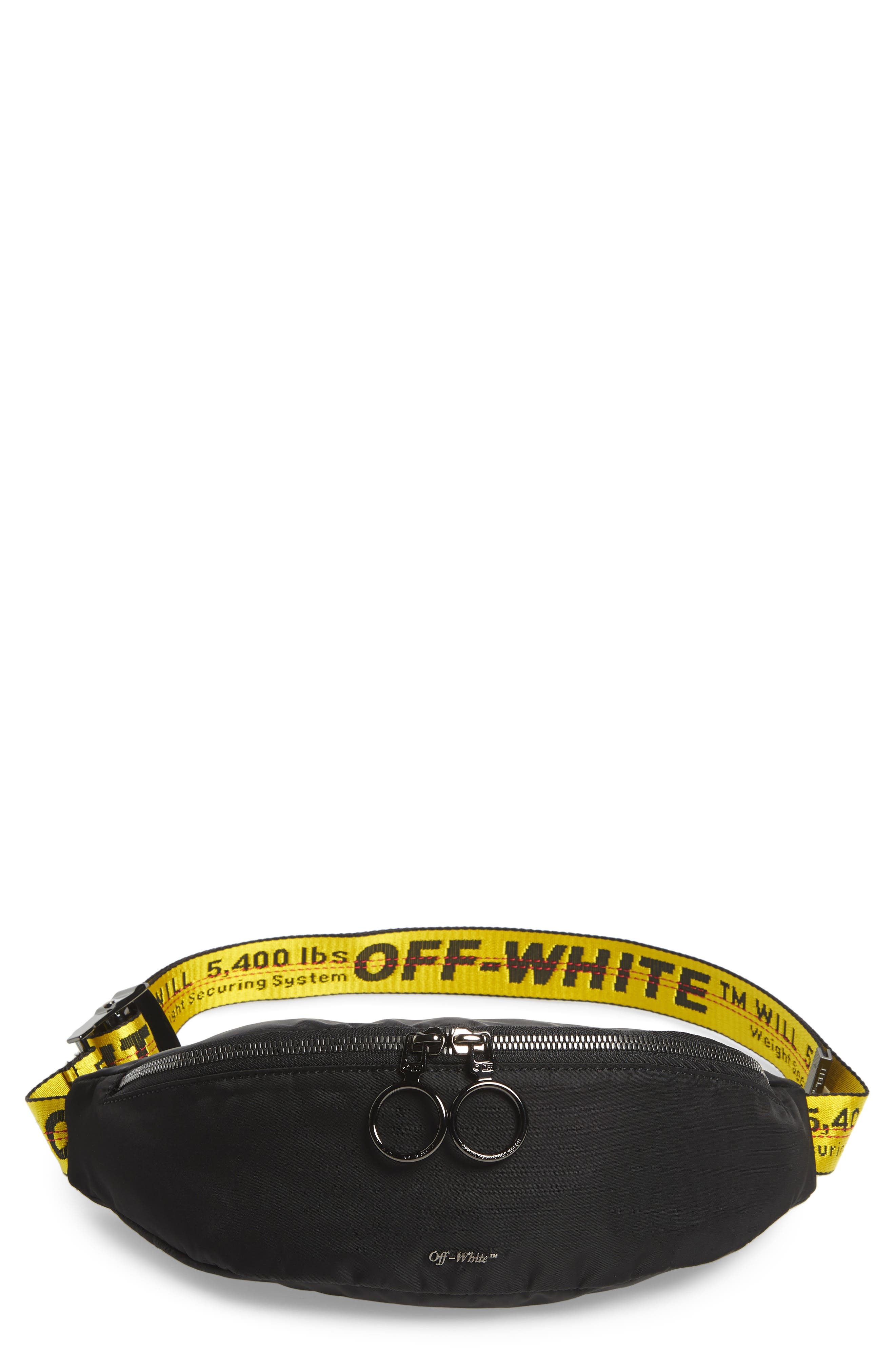 off white industrial bag strap