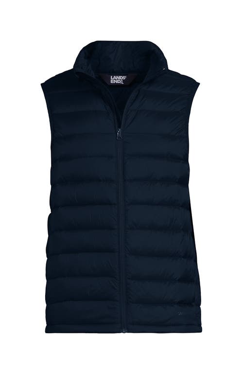 LANDS' END LANDS' END WANDERWEIGHT ULTRALIGHT PACKABLE DOWN VEST 