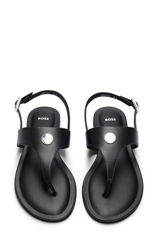 Hugo Boss Millie Slingback Sandal In Black