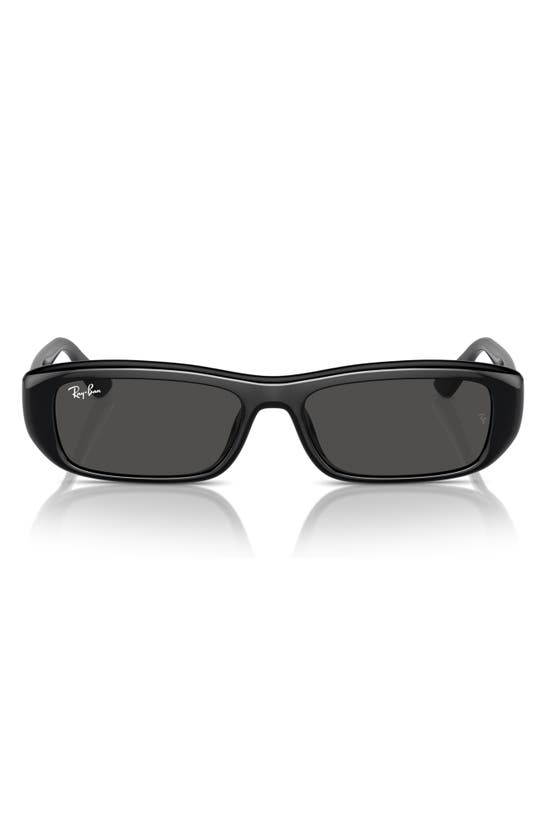 Shop Ray Ban Ray-ban 55mm Pillow Sunglasses In Dark Grey