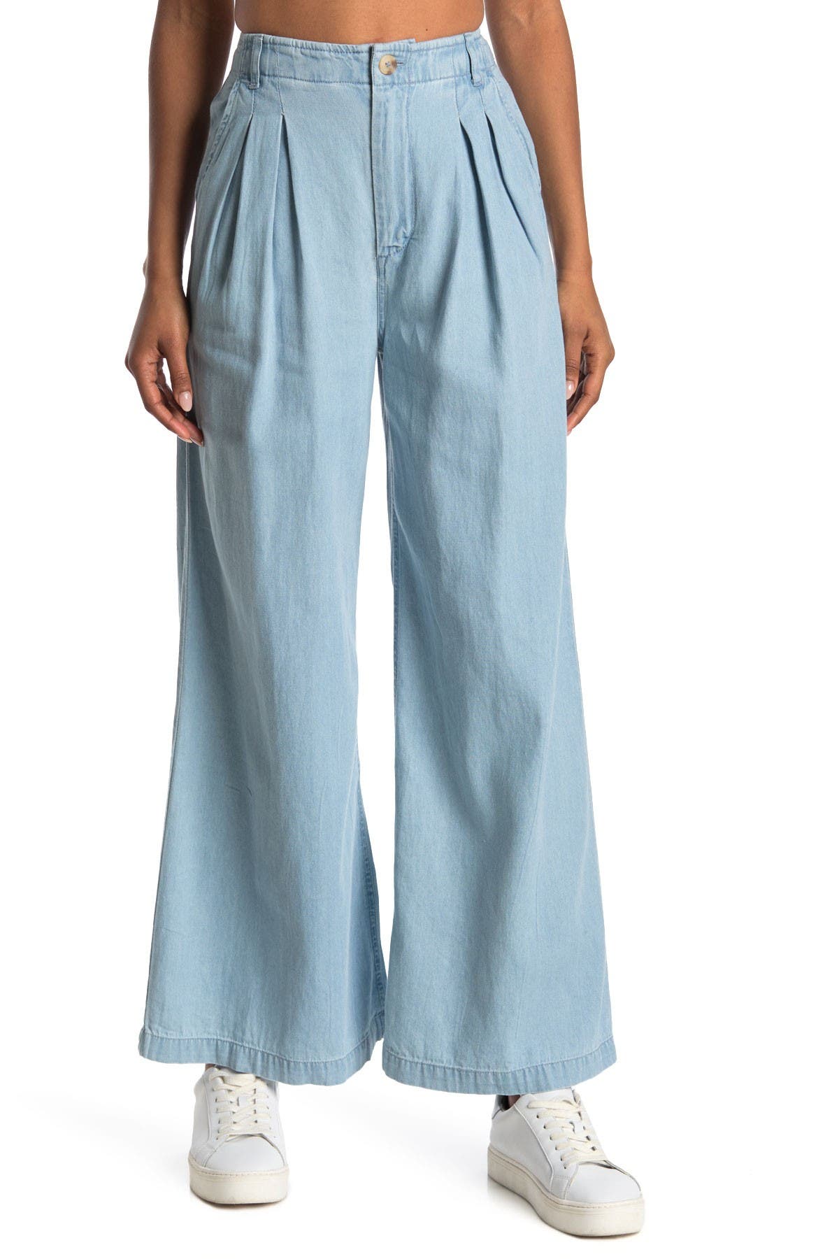 high waisted big leg jeans