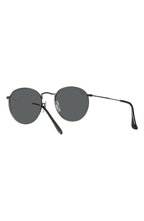 Shop Ray Ban Ray-ban Icons 53mm Retro Sunglasses In Antique Gunmetal/dark Grey