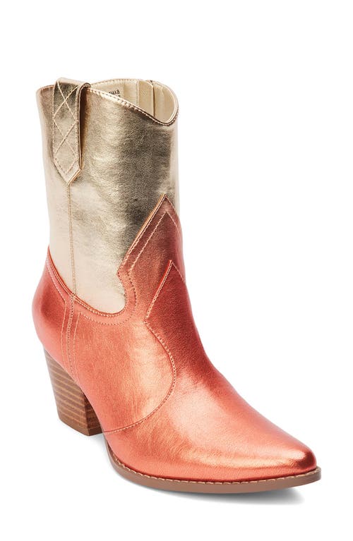 Bambi Western Boot in Gold Ombre
