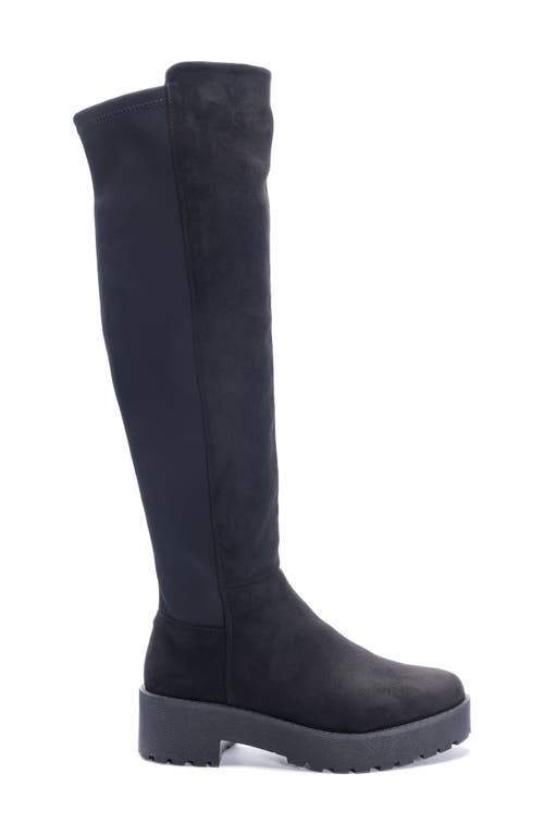Dirty Laundry Manhatten Over The Knee Boot In Black